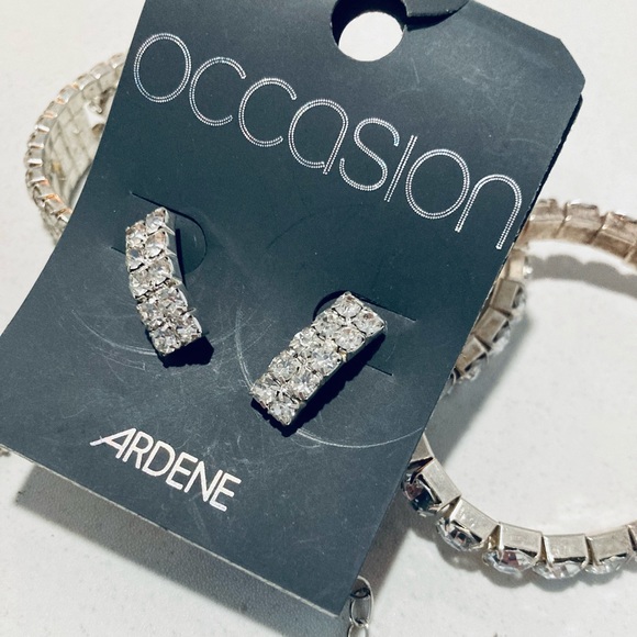 Rhinestone Necklace and Earrings Set - JEWELRY - Women - Picture 4 of 7